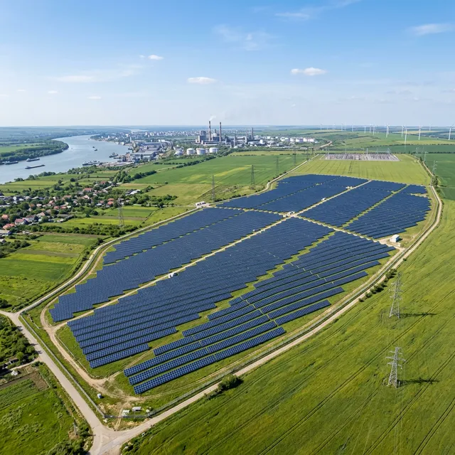 High-tech solar field with monitoring and performance modelling